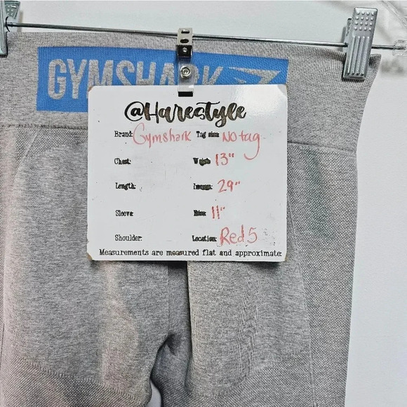Gymshark flex high waisted light heather grey leggings small - Picture 12 of 13